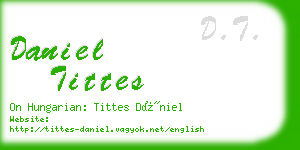 daniel tittes business card